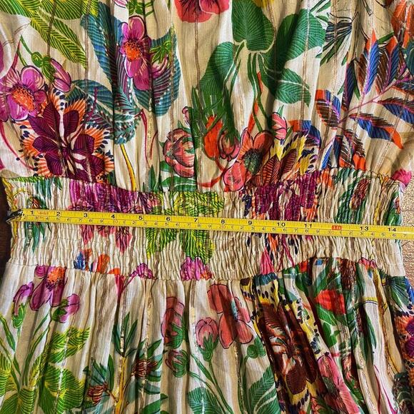 Me 2 Magic Women's Floral Bohemian Summer Festival Floral Maxi Dress Size Large - Picture 9 of 10